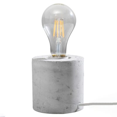 Betónová stolová lampa SAGO