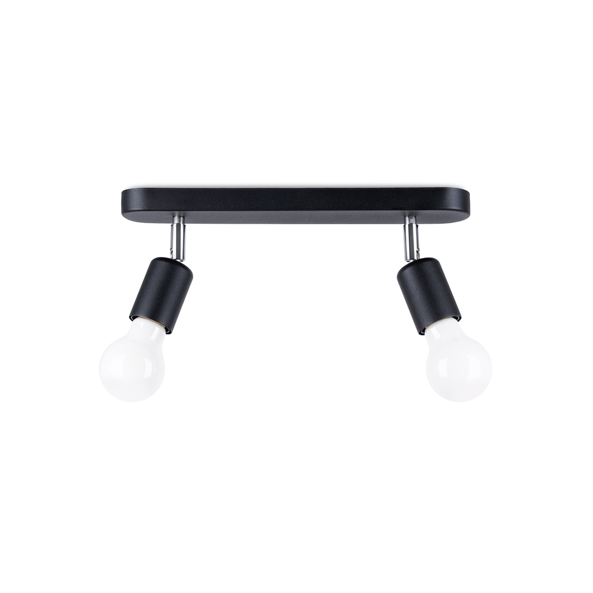 Stropné svietidlo FORNES 2 čierne – Lafuro Lighting