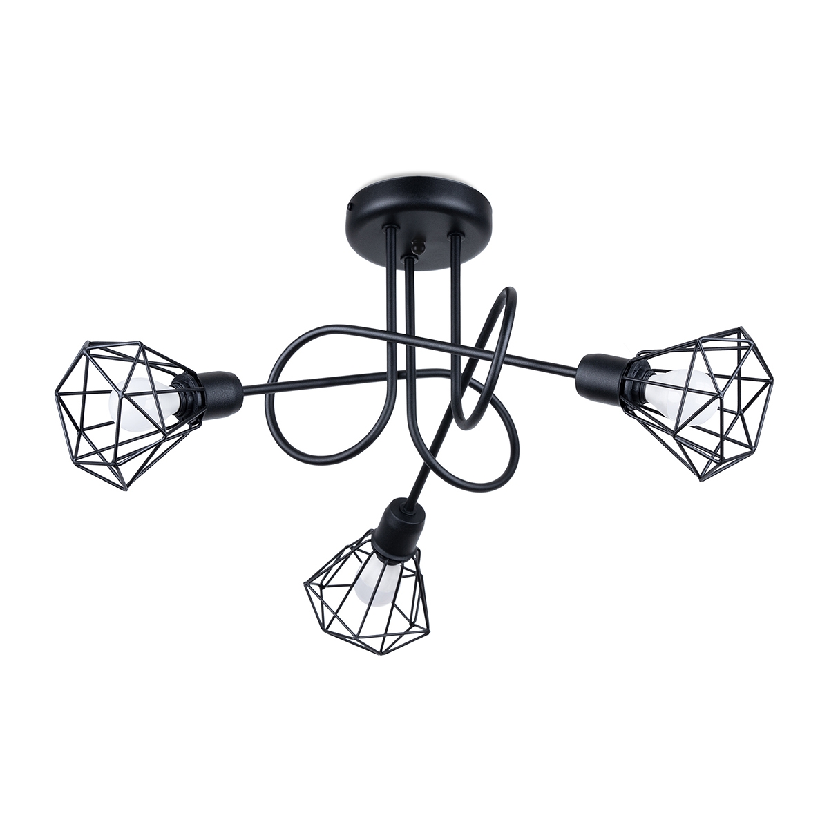 Luster ARTEMIS 3S čierny – Lafuro Lighting