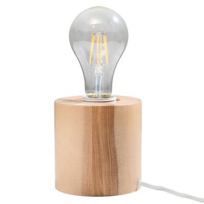 Drevená stolová lampa SAGO