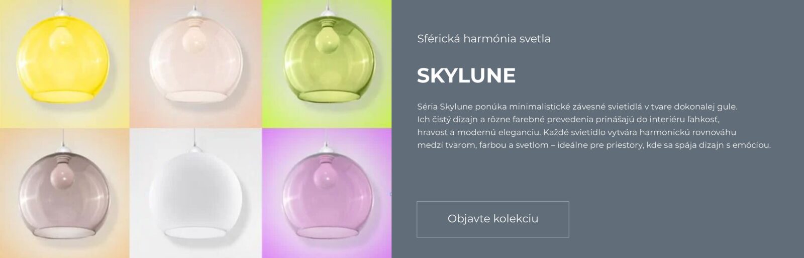 Kolekcia svietidiel Skylune – ľahké vzdušné svetlá s čistým dizajnom