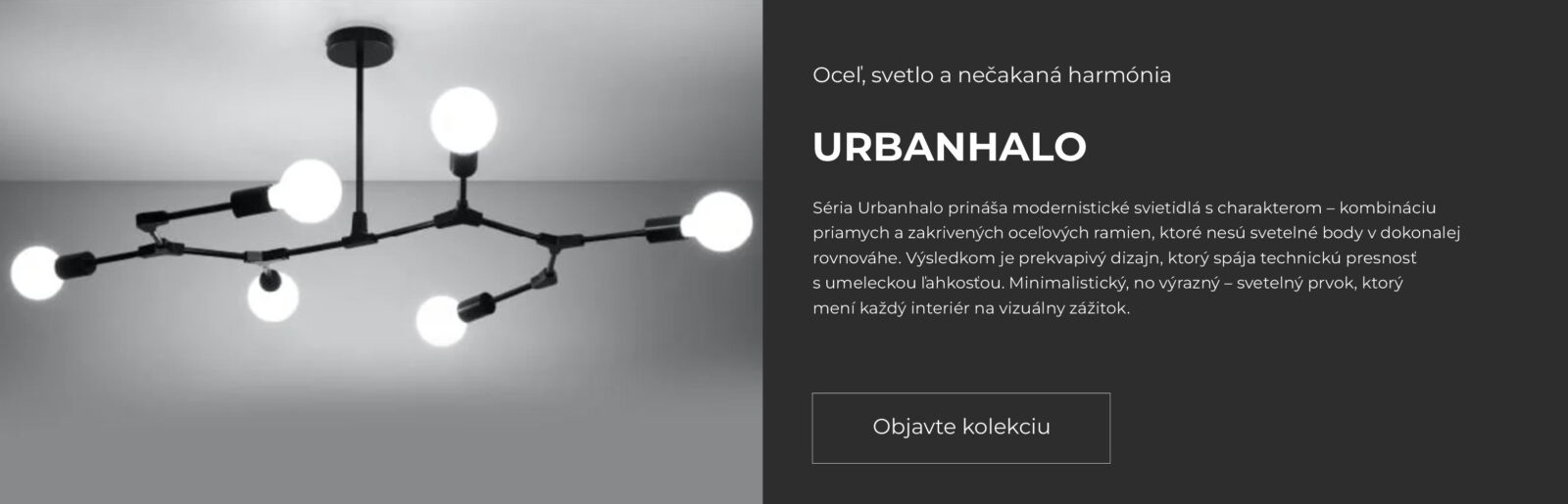 Kolekcia svietidiel Urbanhalo – moderné mestské svietidlá