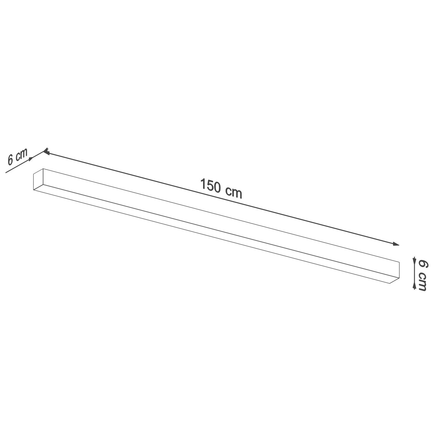 LED Nástenné svietidlo PINNE 150 – sivá – Obrázok 6