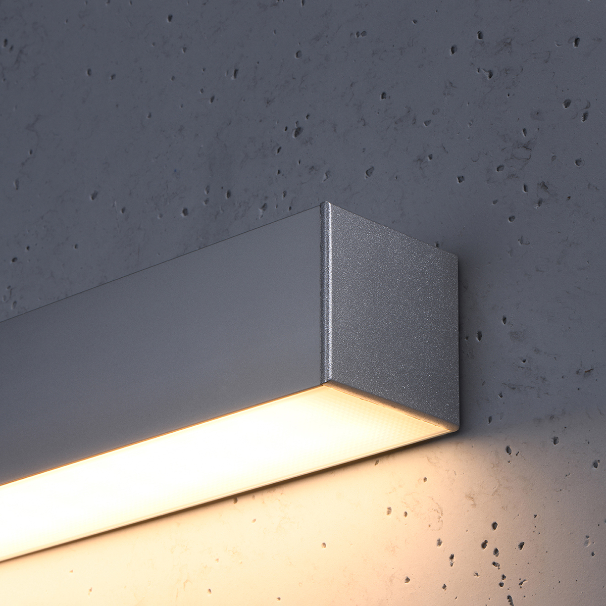 LED Nástenné svietidlo PINNE 150 – sivá – Obrázok 5
