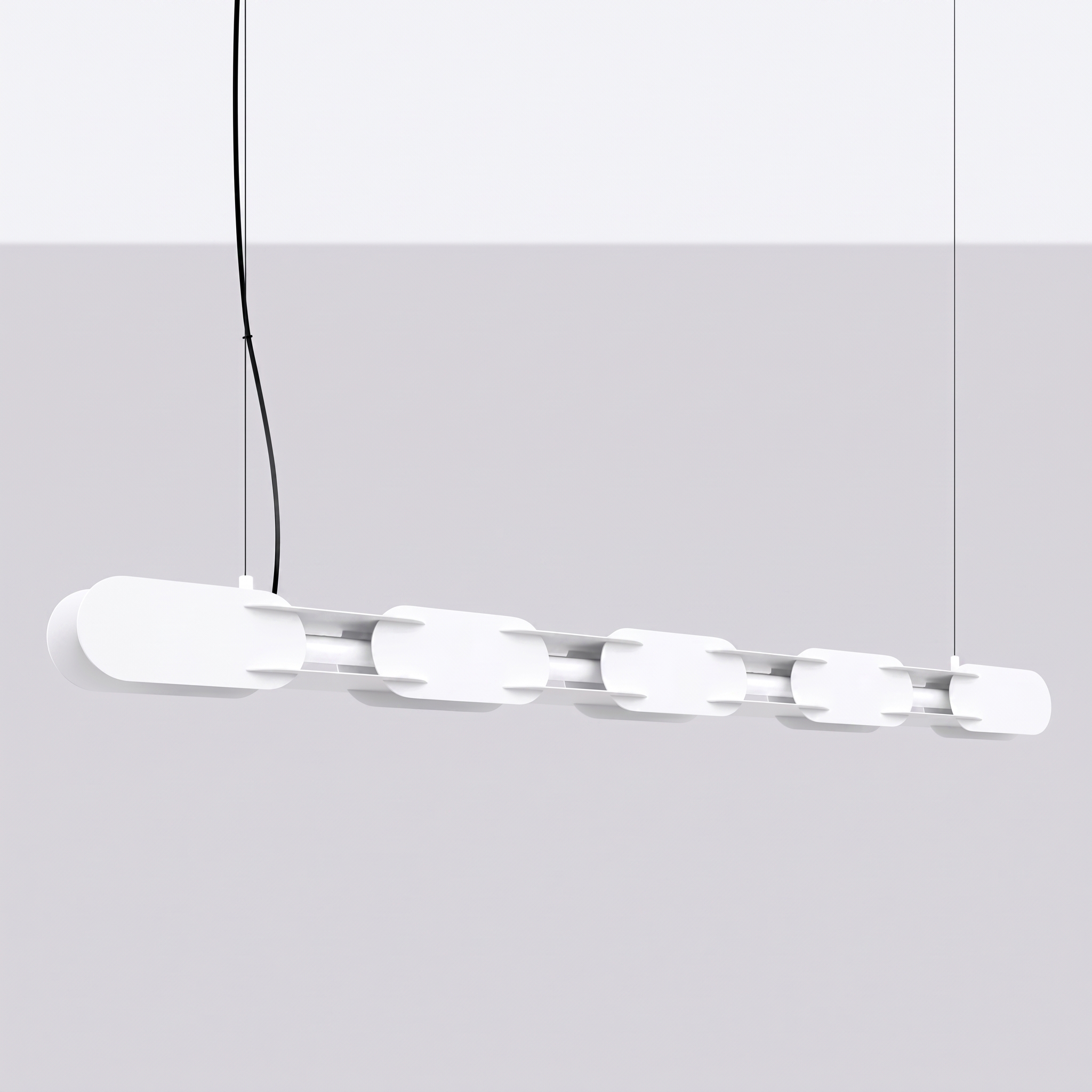 LED Závesné svietidlo CHAIN 158 – biela – Obrázok 2