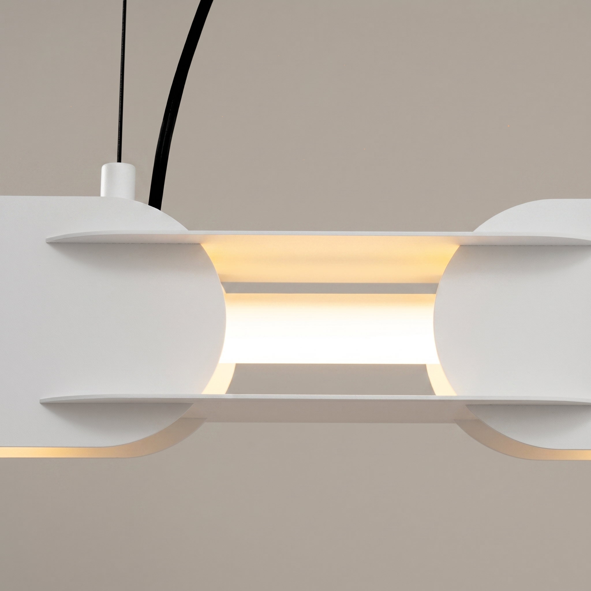 LED Závesné svietidlo CHAIN 158 – biela – Obrázok 4