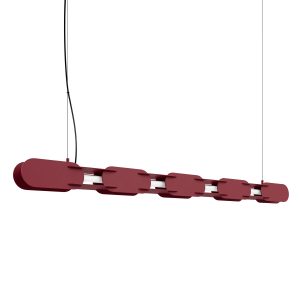 LED Závesné svietidlo CHAIN 158 – bordová