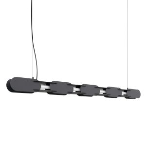 LED Závesné svietidlo CHAIN 158 – čierna