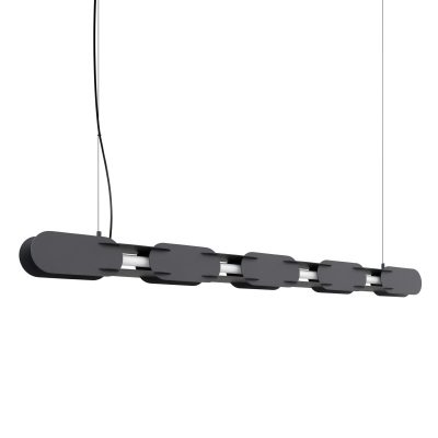 LED Závesné svietidlo CHAIN 158 – čierna