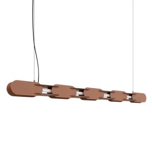 LED Závesné svietidlo CHAIN 158 – mokka