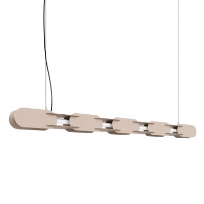 LED Závesné svietidlo CHAIN 158 – taupe