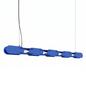 LED Závesné svietidlo CHAIN 158 – ultramarínová
