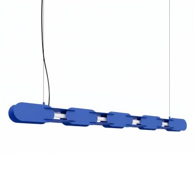 LED Závesné svietidlo CHAIN 158 – ultramarínová