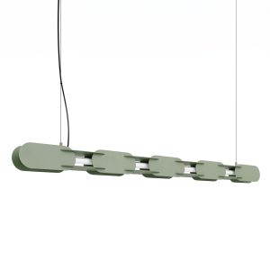 LED Závesné svietidlo CHAIN 158 – olivová