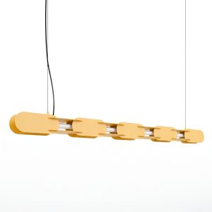 LED Závesné svietidlo CHAIN 158 – žltá
