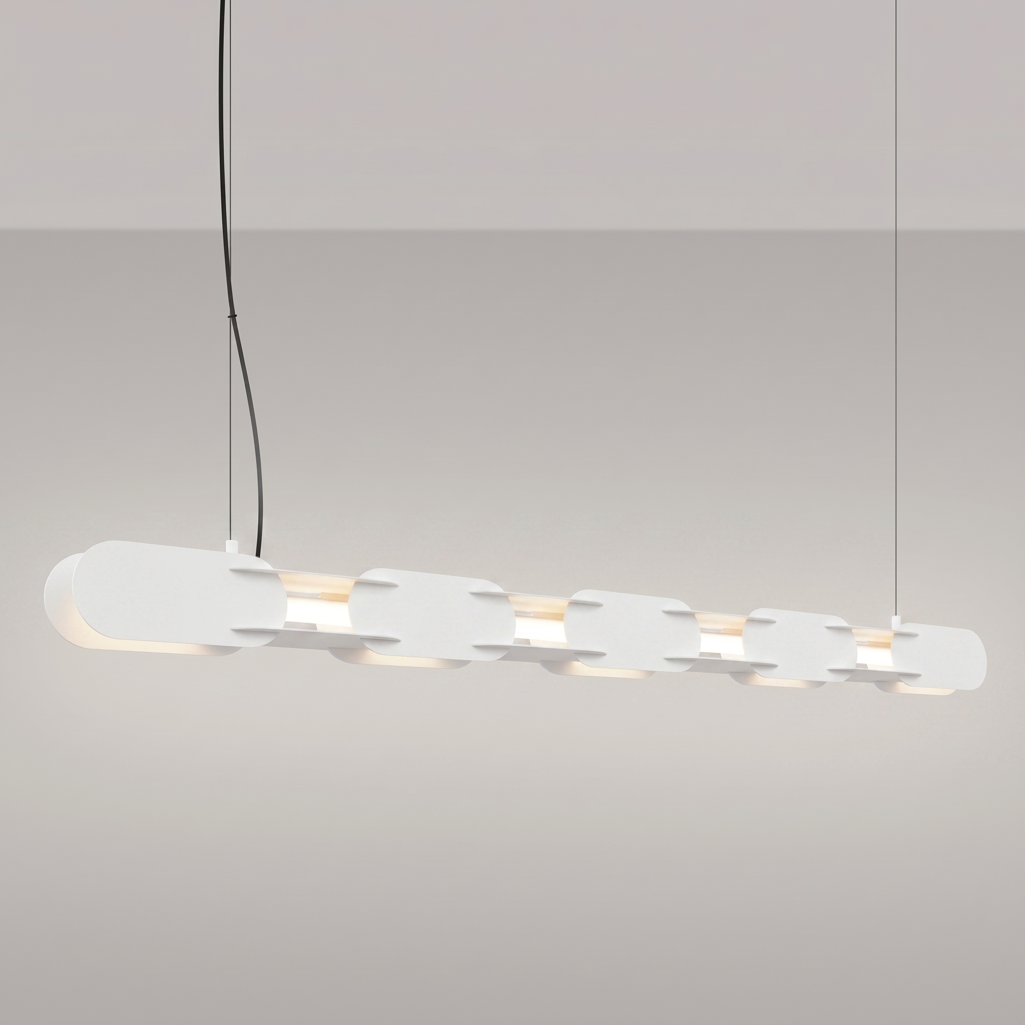 LED Závesné svietidlo CHAIN 158 – biela – Obrázok 11