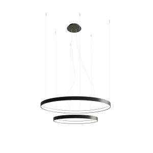 LED Luster RIO 2 55/78 – čierna