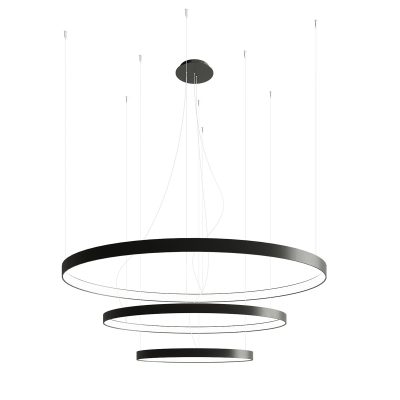 LED Luster RIO 3 55/78/110 – čierna