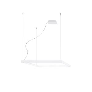 LED Luster NELYA M – biela