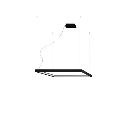 LED Luster NELYA M – čierna