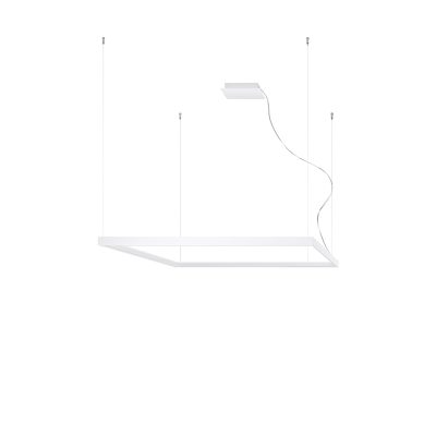LED Luster NELYA L – biela