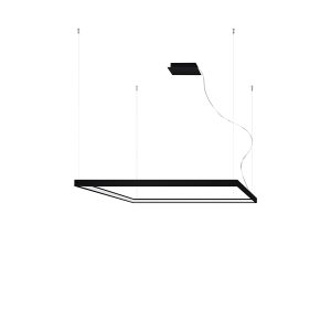 LED Luster NELYA L – čierna