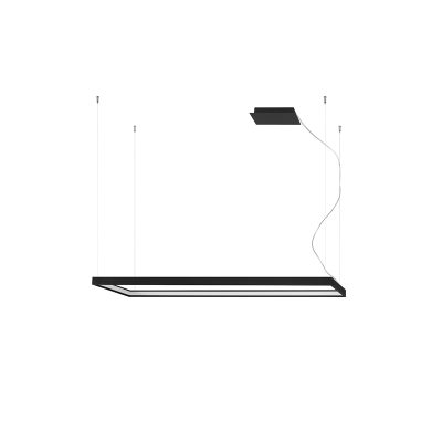 LED Luster TUULA L – čierna