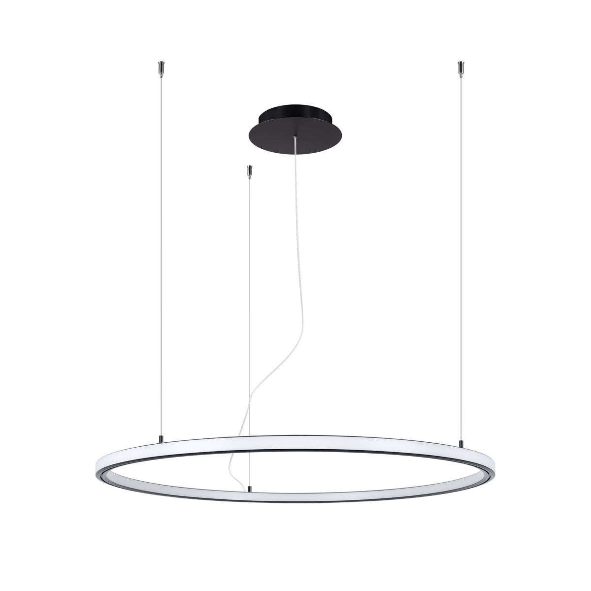 LED Luster RISA 80 – čierna