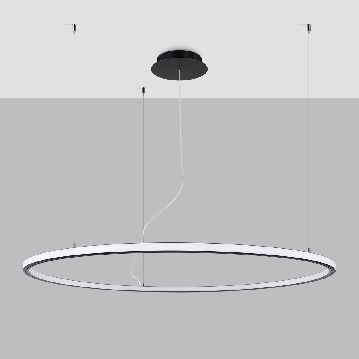 LED Luster RISA 120 – čierna – Obrázok 2