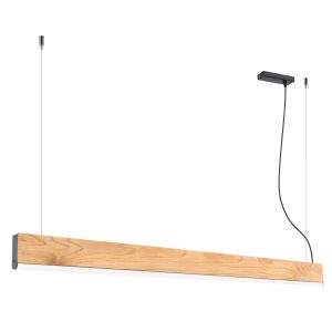 LED Závesné svietidlo LYKKE 150 – dub