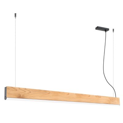 LED Závesné svietidlo LYKKE 150 – dub
