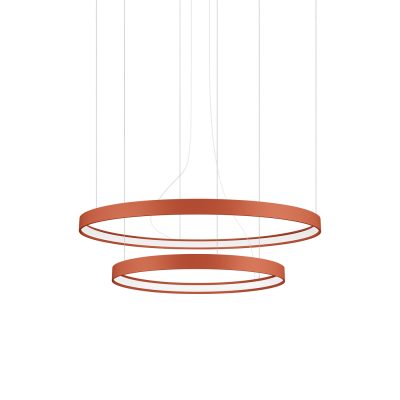 LED Luster RIO 2 55/78 – červený oker