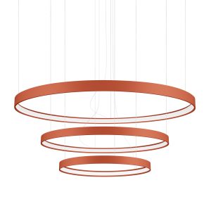 LED Luster RIO 3 55/78/110 – červený oker