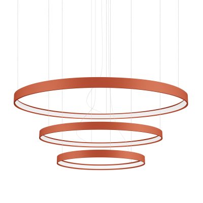 LED Luster RIO 3 55/78/110 – červený oker