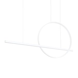 LED Závesné svietidlo GLAD – biela