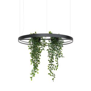 LED Luster RIO BIO 78 – čierna