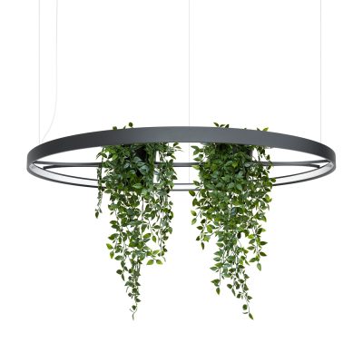 LED Luster RIO BIO 110 – čierna