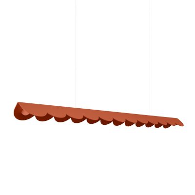 LED Závesné svietidlo BISCUIT ochra – červená