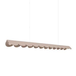 LED Závesné svietidlo BISCUIT – taupe