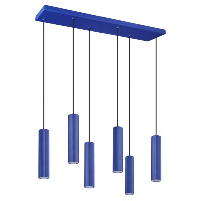 LED Závesné svietidlo IVAR 6L – ultramarínová
