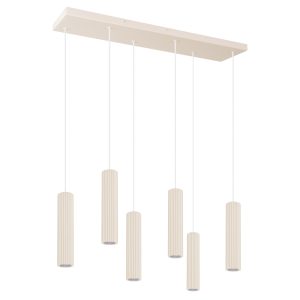 LED Závesné svietidlo IVAR 6L – béžová