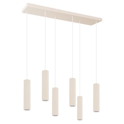 LED Závesné svietidlo IVAR 6L – béžová