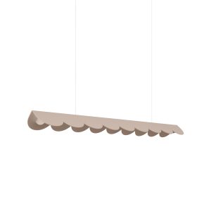 LED Závesné svietidlo BISCUIT 100 – taupe