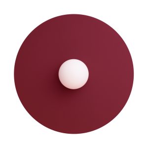 Nástenné svietidlo AKE 50 – bordová