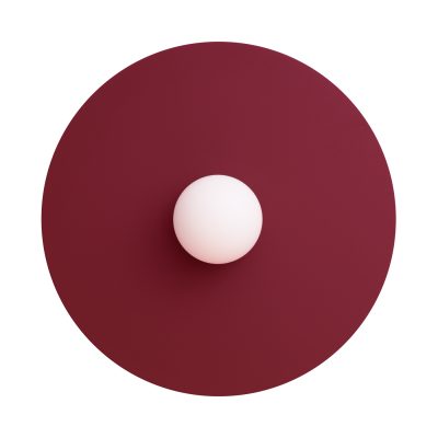 Nástenné svietidlo AKE 50 – bordová