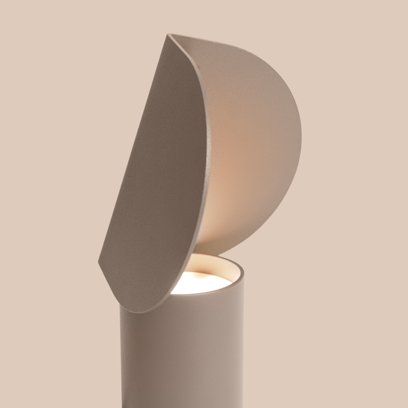 LED Stolové svietidlo BISCUIT – taupe – Obrázok 5