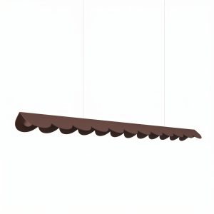 LED Závesné svietidlo BISCUIT 130 – hnedá