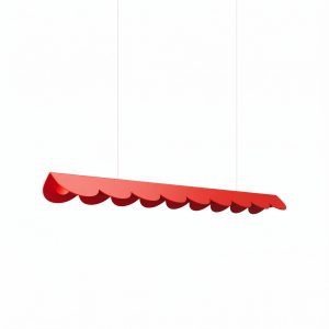 LED Závesné svietidlo BISCUIT 100 – červená