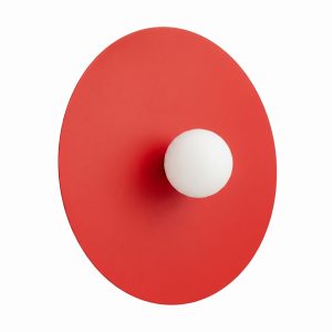 Nástenné svietidlo AKE 50 – červená