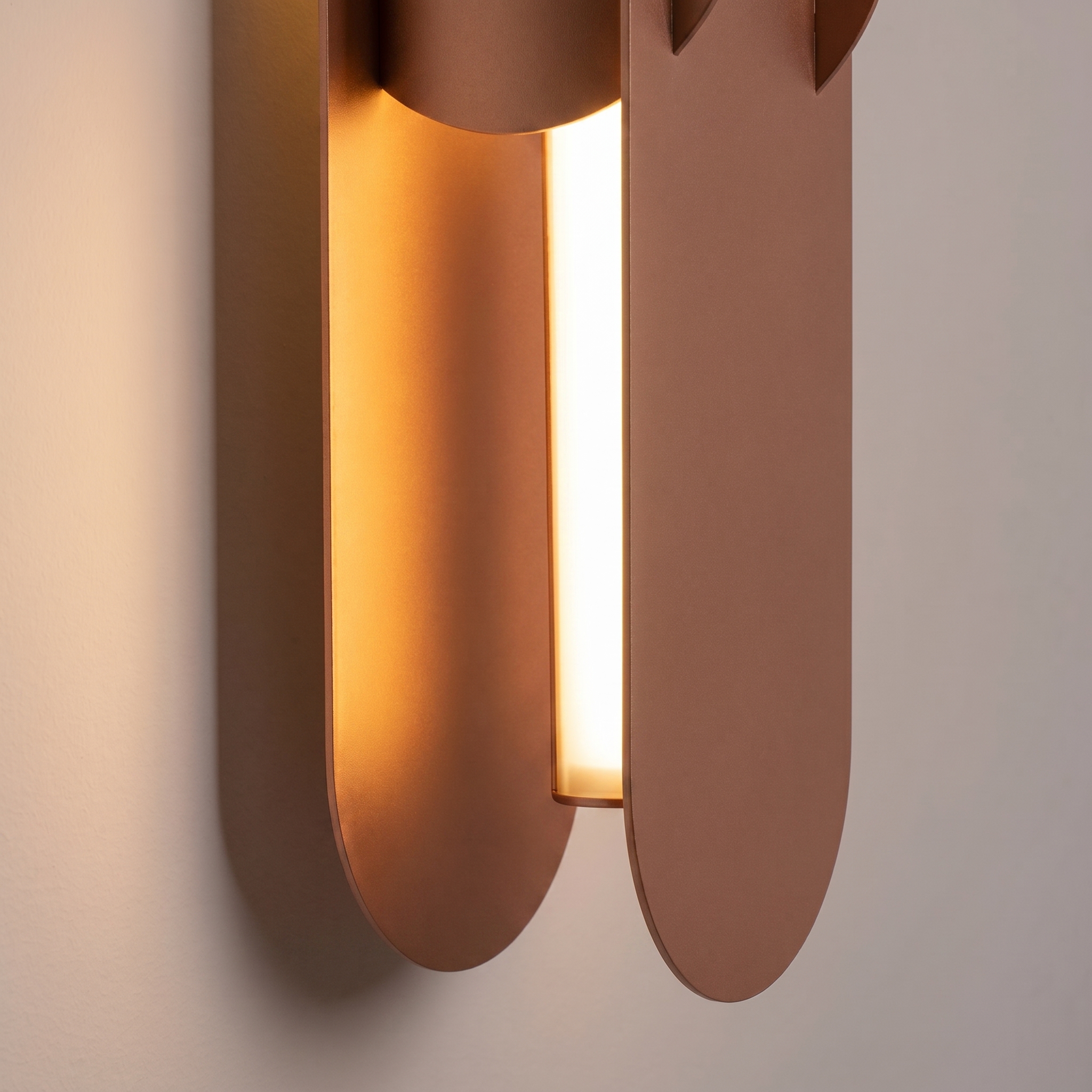 LED Nástenné svietidlo CHAIN 91 – mokka – Obrázok 4
